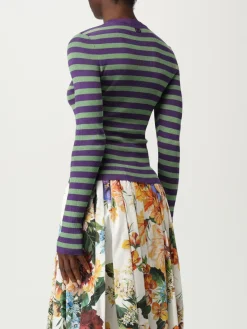 Maglia a girocollo in viscosa a righe Dolce & Gabbana