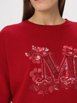 Maglia a girocollo M Max Mara in lana e cashmere