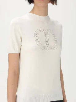 Maglia a girocollo Oval T Twinset