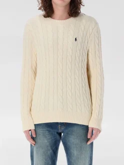 Maglia a girocollo Polo Ralph Lauren in cotone a trecce