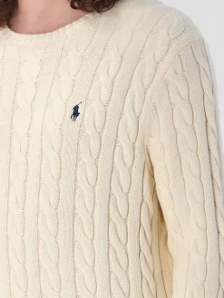 Maglia a girocollo Polo Ralph Lauren in cotone a trecce