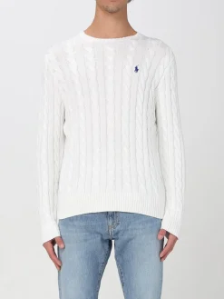 Maglia a girocollo Polo Ralph Lauren in cotone a trecce