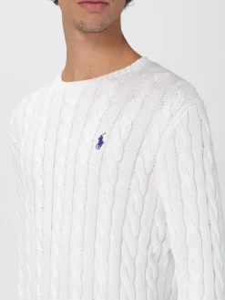 Maglia a girocollo Polo Ralph Lauren in cotone a trecce