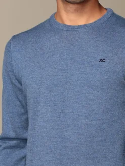 Maglia a girocollo XC in lana Merino extrafine