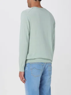 Maglia a v Ballantyne basic in cotone