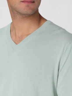 Maglia a v Ballantyne basic in cotone
