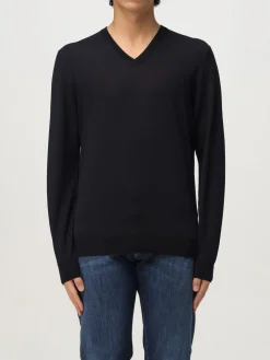 Maglia a v basic Drumohr in lana