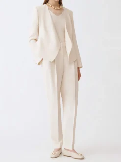 Maglia a v basic in cotone Fabiana Filippi