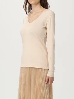 Maglia a v basic in cotone Fabiana Filippi