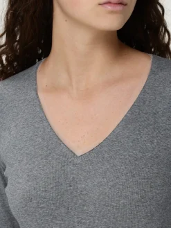 Maglia a v in cotone Fabiana Filippi