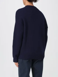 Maglia a v "sustainable" in lana di Alpaca Emporio Armani