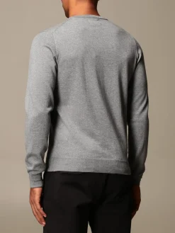 Maglia a v XC in lana Merino extrafine