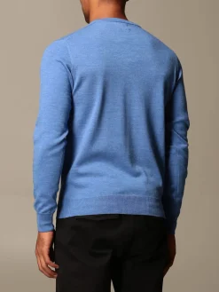 Maglia a v XC in lana Merino extrafine