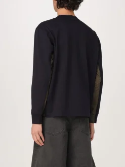 Maglia basic in jersey bicolor Sacai
