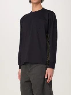 Maglia basic in jersey bicolor Sacai