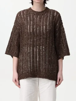 Maglia Brunello Cucinelli in misto seta e lino