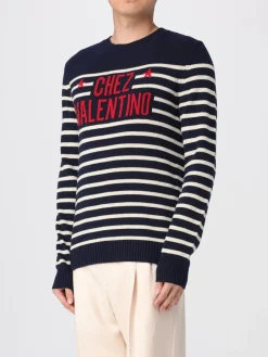 Maglia Chez Valentino in lana vergine a righe