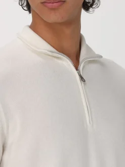 Maglia con zip Brunello Cucinelli in cashmere