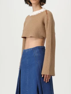 Maglia crop in lana vergine Marni