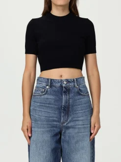 Maglia crop in misto viscosa Sportmax