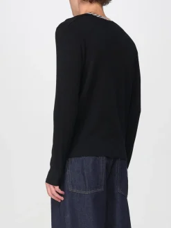 Maglia di lana con profili check Burberry