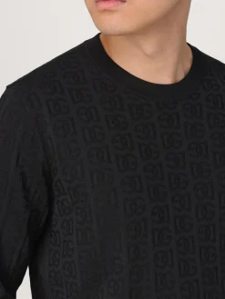 Maglia Dolce & Gabbana in seta con monogram