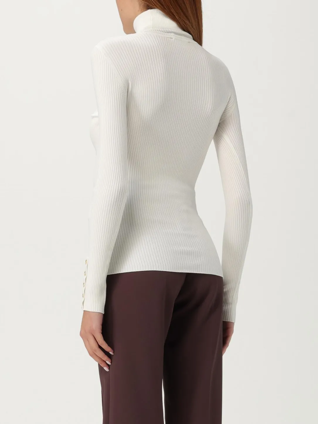 Maglia dolcevita Elisabetta Franchi in misto seta