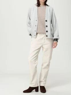 Maglia in cotone con paillettes Brunello Cucinelli