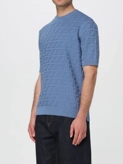 Maglia in cotone FF Fendi