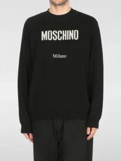 Maglia in lana con logo Moschino Couture