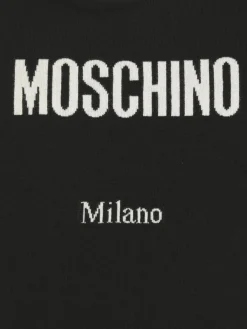 Maglia in lana con logo Moschino Couture