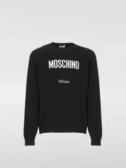 Maglia in lana con logo Moschino Couture