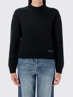 Maglia in lana vergine con logo A.P.C.