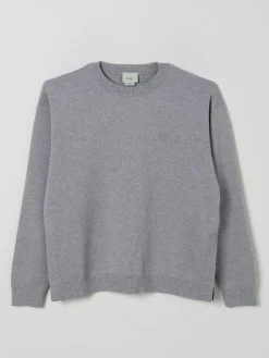 Maglia in lana vergine con bande FF Fendi