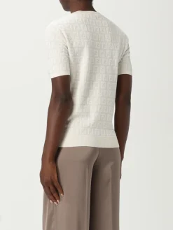Maglia in misto cotone FF Fendi