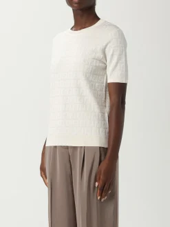 Maglia in misto cotone FF Fendi