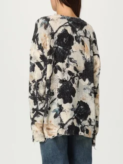 Maglia in misto cotone floreale R13