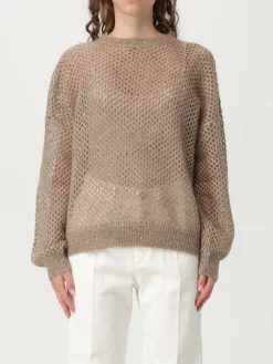 Maglia in mohair con paillettes Brunello Cucinelli