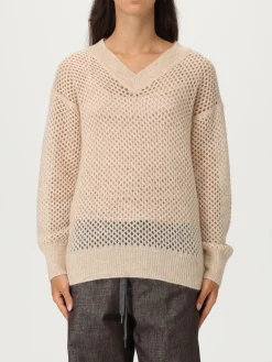 Maglia in mohair con paillettes Brunello Cucinelli