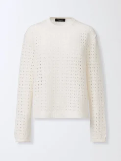 Maglia traforata in misto cashmere Fabiana Filippi