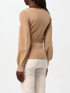 Maglia Twinset in misto lana con dettaglio chain