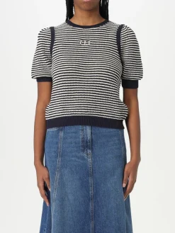 Maglia Twinset in misto viscosa a righe