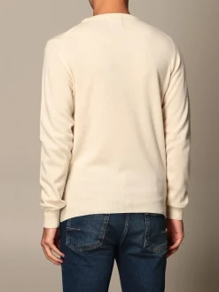 Maglia XC in eco cashmere basic con logo