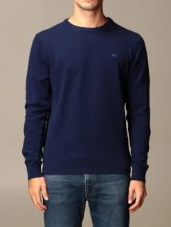 Maglia XC in eco cashmere basic con logo