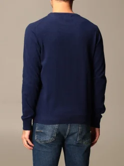 Maglia XC in eco cashmere basic con logo