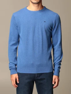 Maglia XC in eco cashmere basic con logo