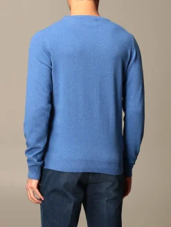 Maglia XC in eco cashmere basic con logo