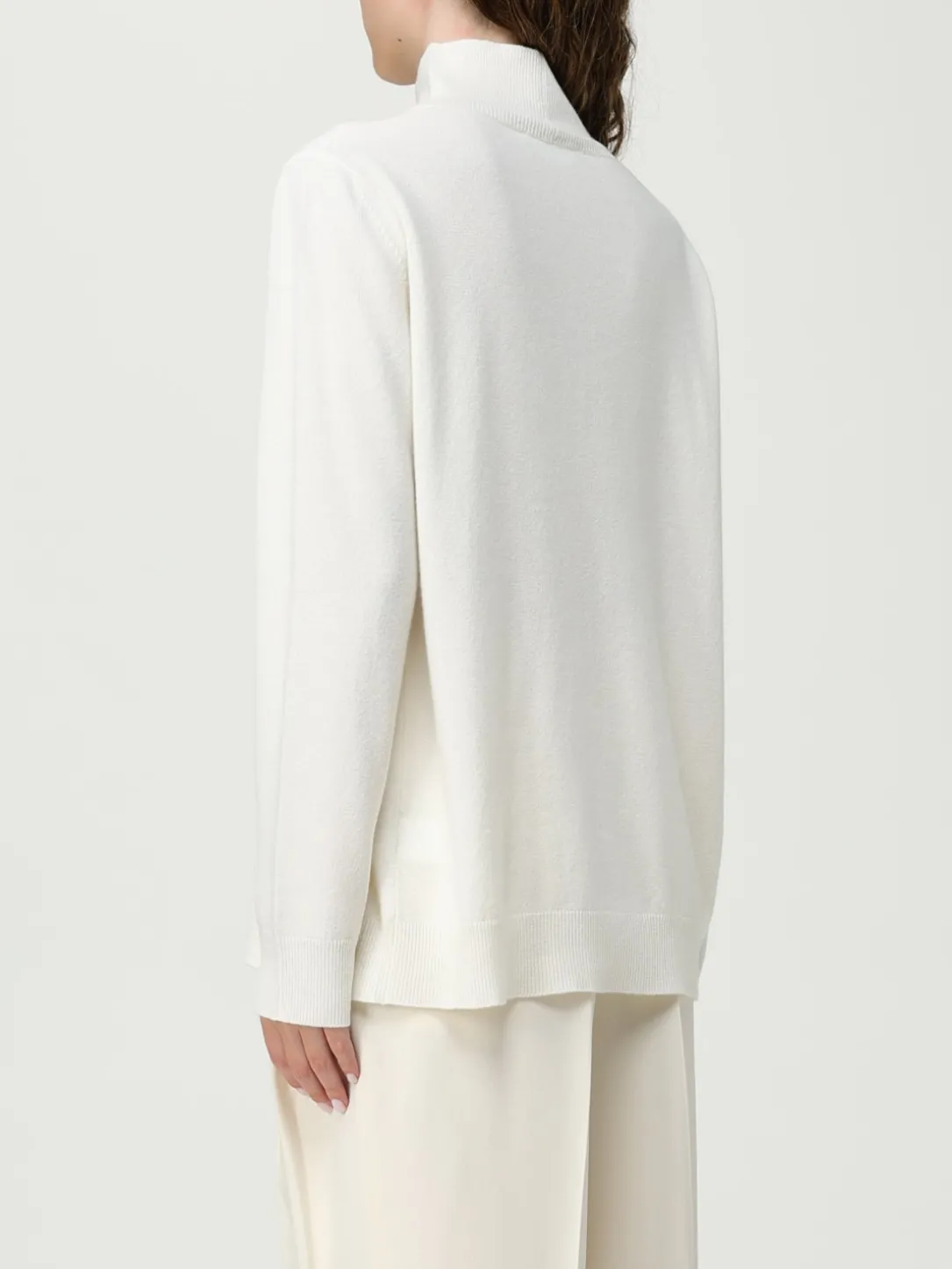 Maglione a lupetto drappeggio Fabiana Filippi