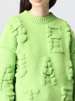 Maglione Bottega Veneta in nylon con logo goffrato