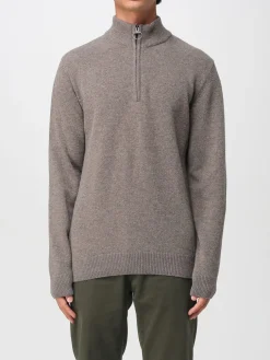 Maglione in lana con toppe Barbour